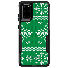 DistinctInk OtterBox Commuter Series Case for Apple iPhone or Samsung Galaxy - Green White Ugly Christmas Sweater