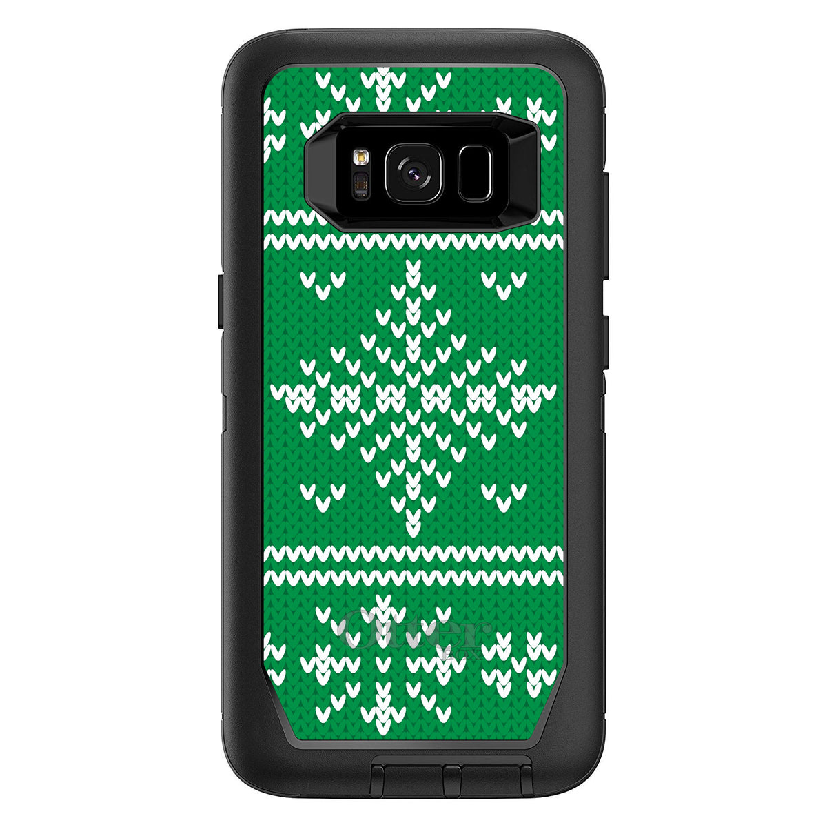 Green White Ugly Christmas Sweater OtterBox Defender Case for iPhone & Galaxy, view 12