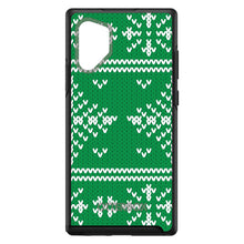 DistinctInk™ OtterBox Symmetry Series Case for Apple iPhone / Samsung Galaxy / Google Pixel - Green White Ugly Christmas Sweater