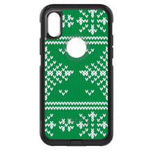 DistinctInk OtterBox Commuter Series Case for Apple iPhone or Samsung Galaxy - Green White Ugly Christmas Sweater