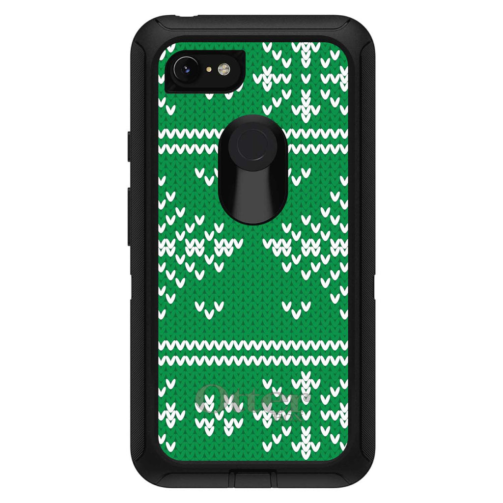 Green White Ugly Christmas Sweater OtterBox Defender Case for iPhone & Galaxy, view 18