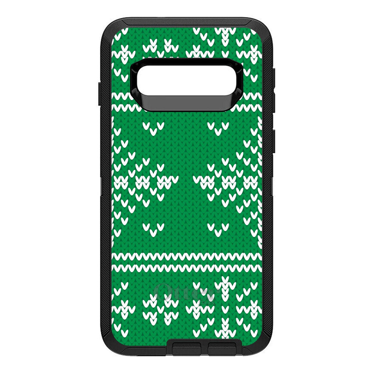 Green White Ugly Christmas Sweater OtterBox Defender Case for iPhone & Galaxy, view 9