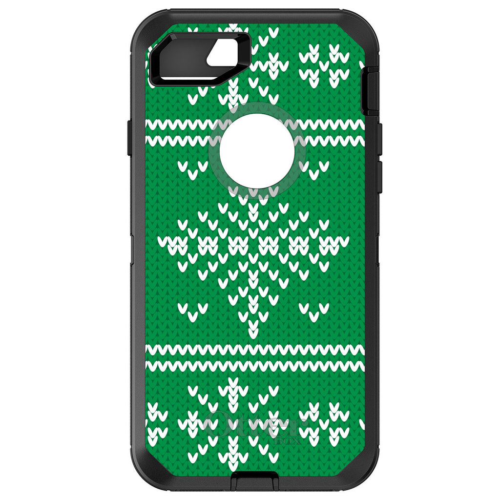 Green White Ugly Christmas Sweater OtterBox Defender Case for iPhone & Galaxy