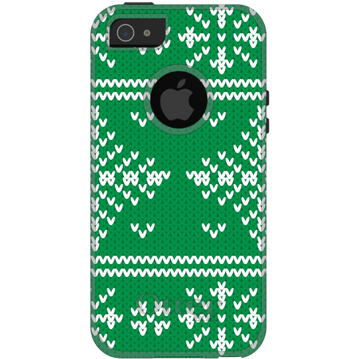 Green White Ugly Christmas Sweater OtterBox Commuter Case for iPhone & Galaxy, view 5