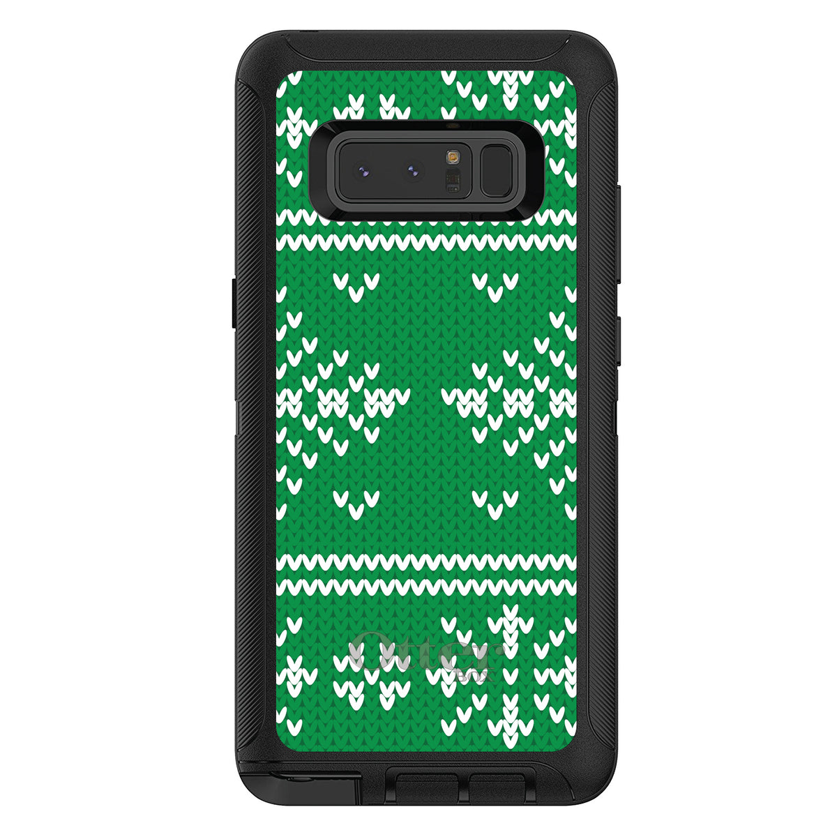 Green White Ugly Christmas Sweater OtterBox Defender Case for iPhone & Galaxy, view 17