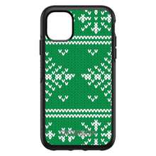 DistinctInk™ OtterBox Symmetry Series Case for Apple iPhone / Samsung Galaxy / Google Pixel - Green White Ugly Christmas Sweater
