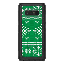 DistinctInk OtterBox Commuter Series Case for Apple iPhone or Samsung Galaxy - Green White Ugly Christmas Sweater
