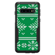 DistinctInk OtterBox Commuter Series Case for Apple iPhone or Samsung Galaxy - Green White Ugly Christmas Sweater