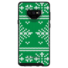 DistinctInk™ OtterBox Symmetry Series Case for Apple iPhone / Samsung Galaxy / Google Pixel - Green White Ugly Christmas Sweater