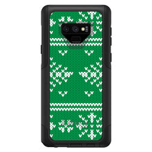 DistinctInk OtterBox Commuter Series Case for Apple iPhone or Samsung Galaxy - Green White Ugly Christmas Sweater