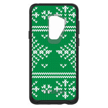 DistinctInk™ OtterBox Symmetry Series Case for Apple iPhone / Samsung Galaxy / Google Pixel - Green White Ugly Christmas Sweater