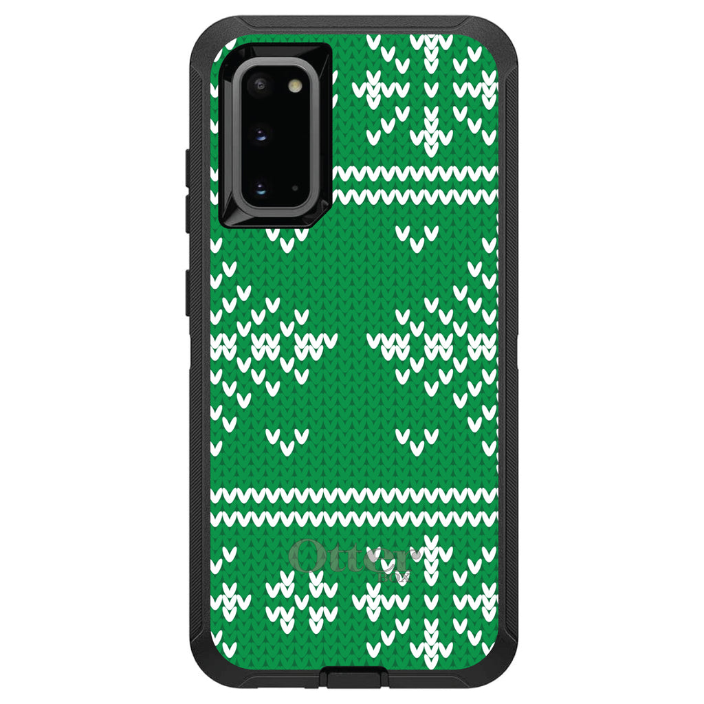 Green White Ugly Christmas Sweater OtterBox Defender Case for iPhone & Galaxy, view 8