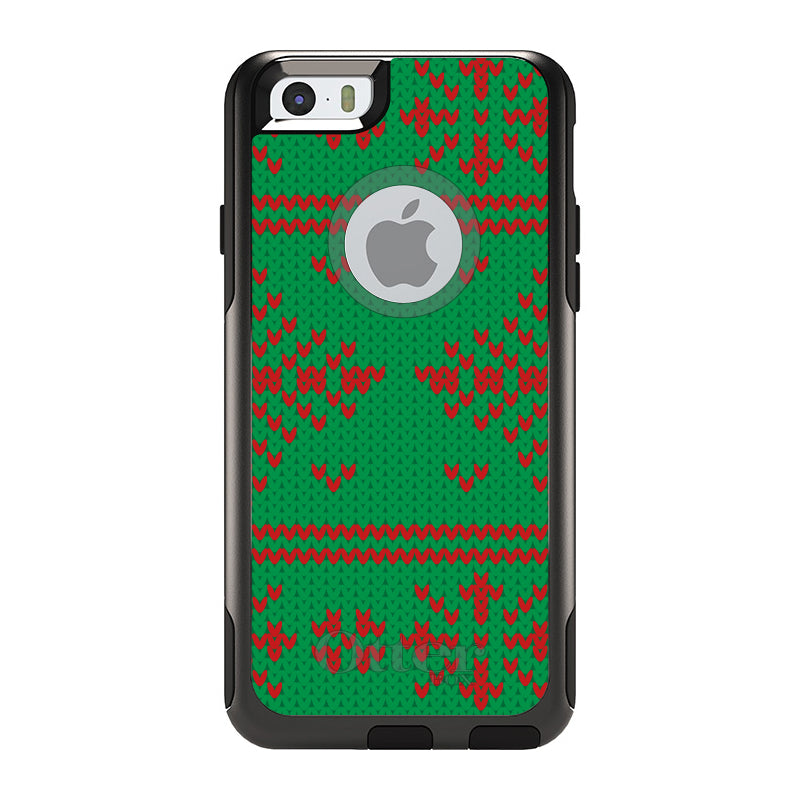 Green Red Ugly Christmas Sweater OtterBox Commuter Case for iPhone & Galaxy, view 4