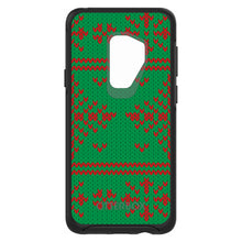 DistinctInk™ OtterBox Symmetry Series Case for Apple iPhone / Samsung Galaxy / Google Pixel - Green Red Ugly Christmas Sweater