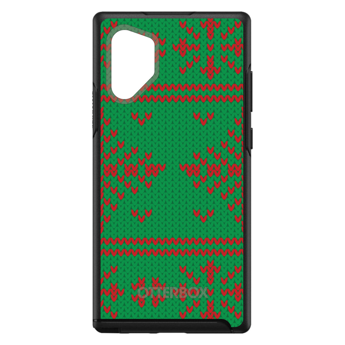 Green Red Ugly Christmas Sweater OtterBox Symmetry Case for iPhone & Galaxy, view 11