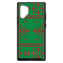 DistinctInk™ OtterBox Symmetry Series Case for Apple iPhone / Samsung Galaxy / Google Pixel - Green Red Ugly Christmas Sweater