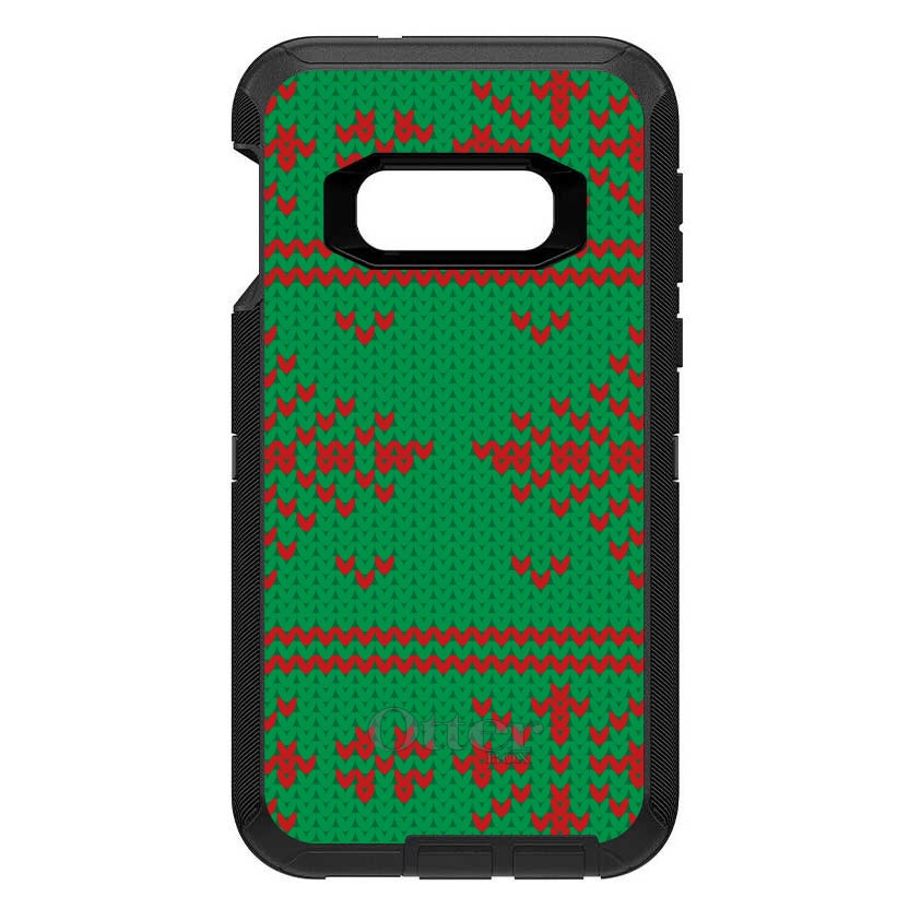 Green Red Ugly Christmas Sweater OtterBox Defender Case for iPhone & Galaxy, view 10