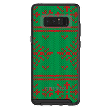 DistinctInk™ OtterBox Symmetry Series Case for Apple iPhone / Samsung Galaxy / Google Pixel - Green Red Ugly Christmas Sweater