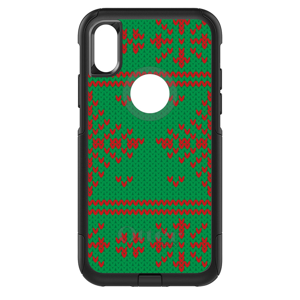 Green Red Ugly Christmas Sweater OtterBox Commuter Case for iPhone & Galaxy, view 3