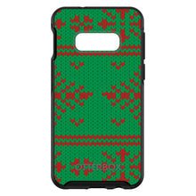 DistinctInk™ OtterBox Symmetry Series Case for Apple iPhone / Samsung Galaxy / Google Pixel - Green Red Ugly Christmas Sweater