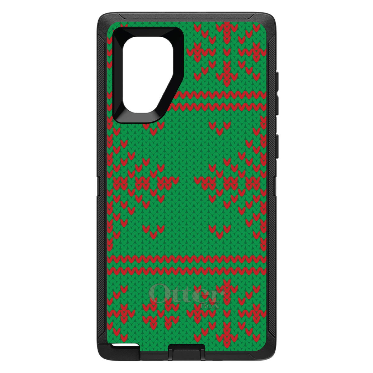 Green Red Ugly Christmas Sweater OtterBox Defender Case for iPhone & Galaxy, view 14