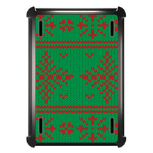DistinctInk™ OtterBox Defender Series Case for Apple iPad / iPad Pro / iPad Air / iPad Mini - Green Red Ugly Christmas Sweater
