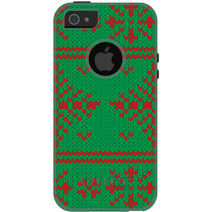 Green Red Ugly Christmas Sweater OtterBox Commuter Case for iPhone & Galaxy, view 5