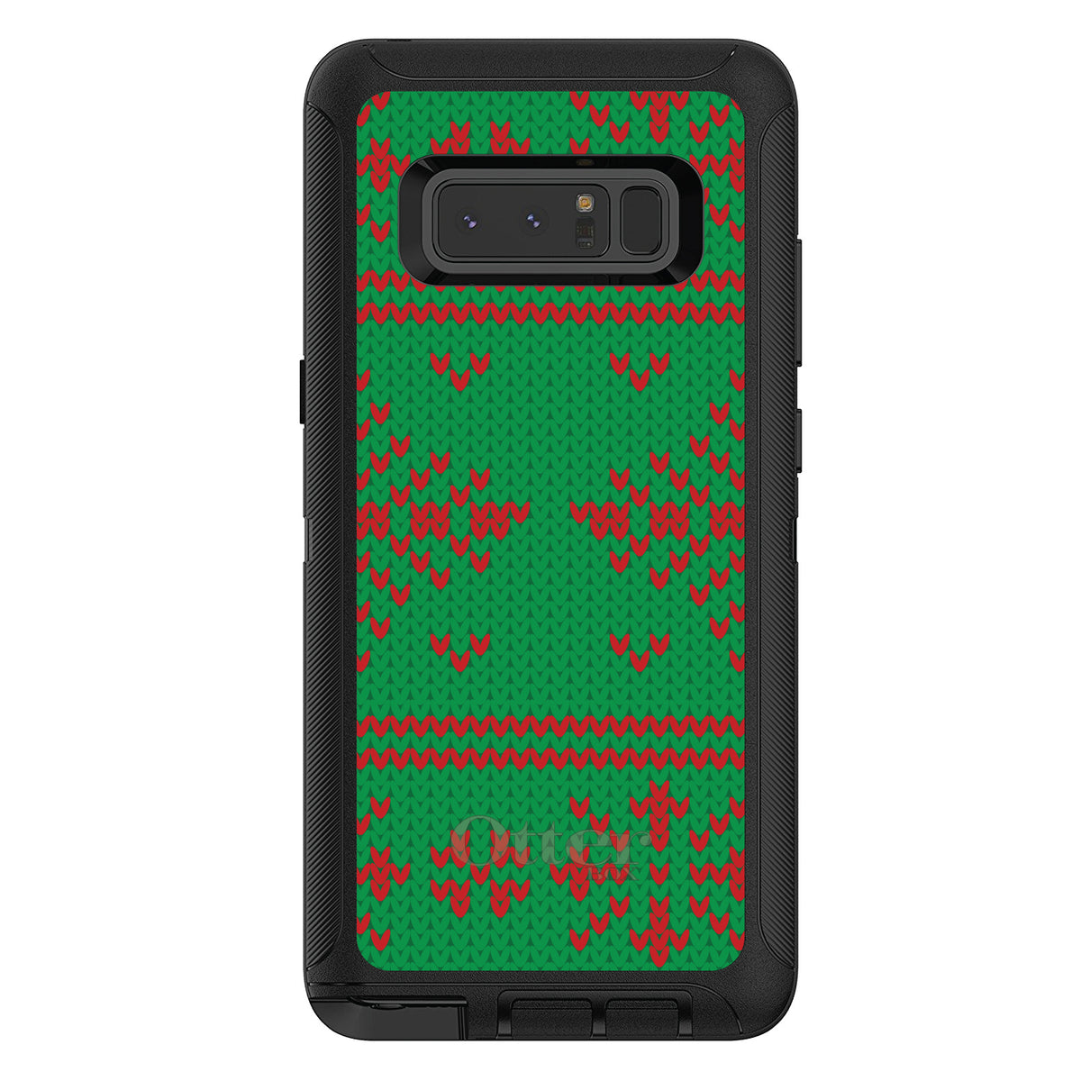 Green Red Ugly Christmas Sweater OtterBox Defender Case for iPhone & Galaxy, view 17