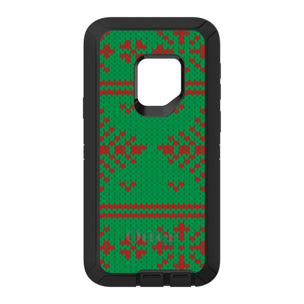 Green Red Ugly Christmas Sweater OtterBox Defender Case for iPhone & Galaxy, view 11