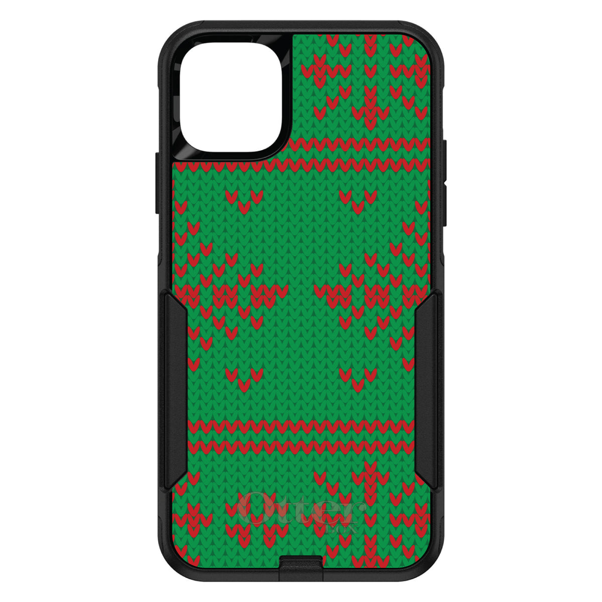 Green Red Ugly Christmas Sweater OtterBox Commuter Case for iPhone & Galaxy, view 2