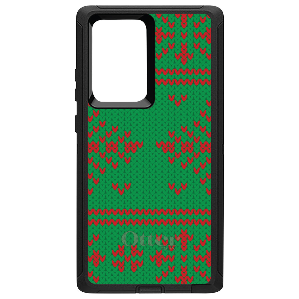 Green Red Ugly Christmas Sweater OtterBox Defender Case for iPhone & Galaxy, view 13