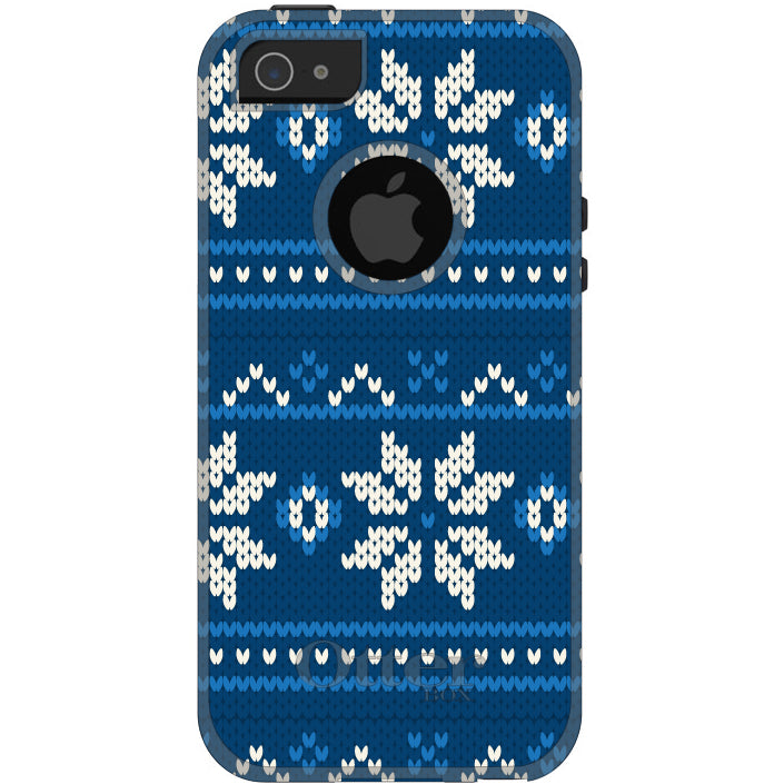 Blue White Ugly Hanukkah Sweater OtterBox Commuter Case for iPhone & Galaxy, view 5