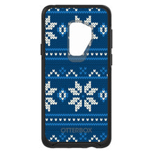 DistinctInk™ OtterBox Symmetry Series Case for Apple iPhone / Samsung Galaxy / Google Pixel - Blue White Ugly Hannukah Sweater