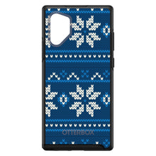 DistinctInk™ OtterBox Symmetry Series Case for Apple iPhone / Samsung Galaxy / Google Pixel - Blue White Ugly Hannukah Sweater