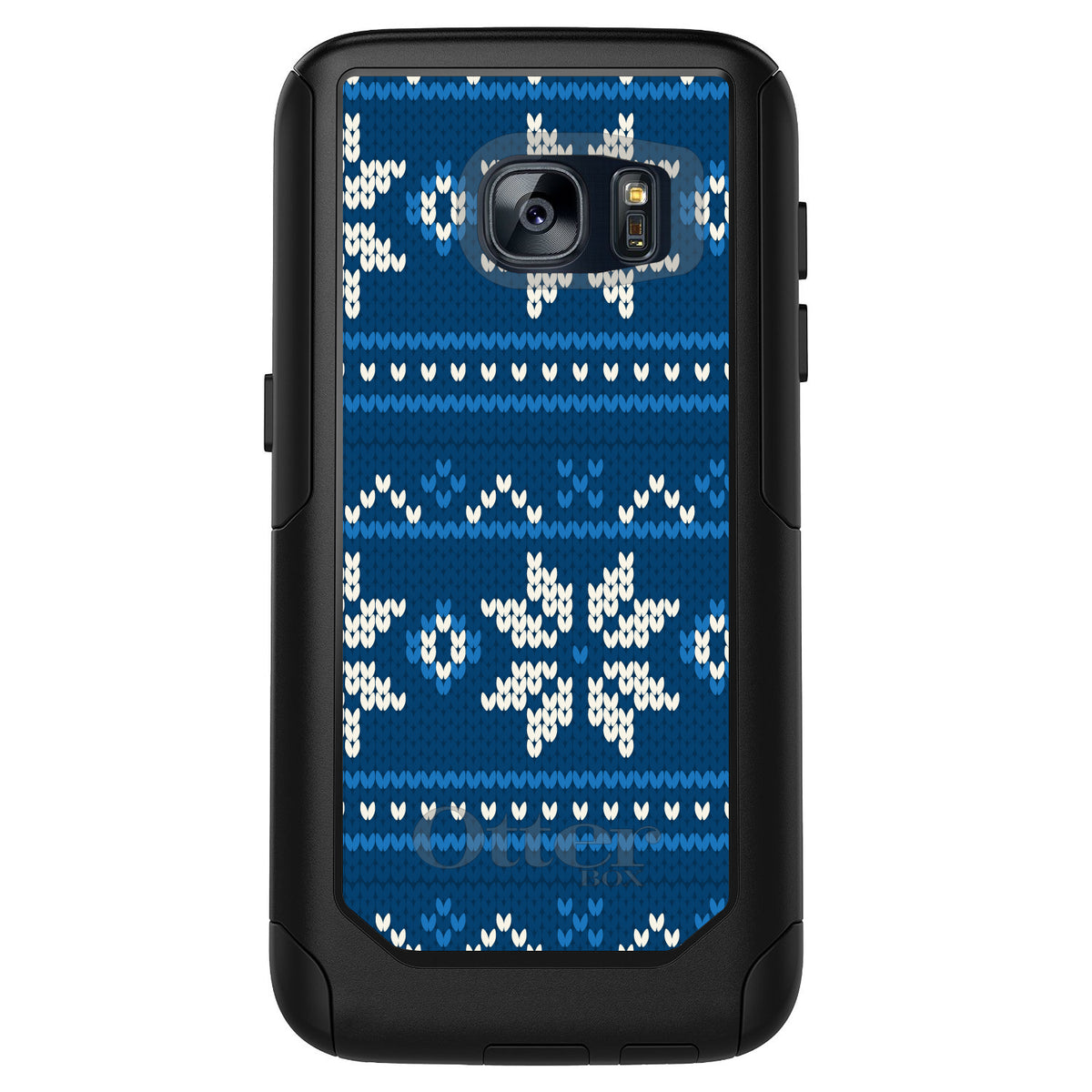 Blue White Ugly Hanukkah Sweater OtterBox Commuter Case for iPhone & Galaxy, view 11