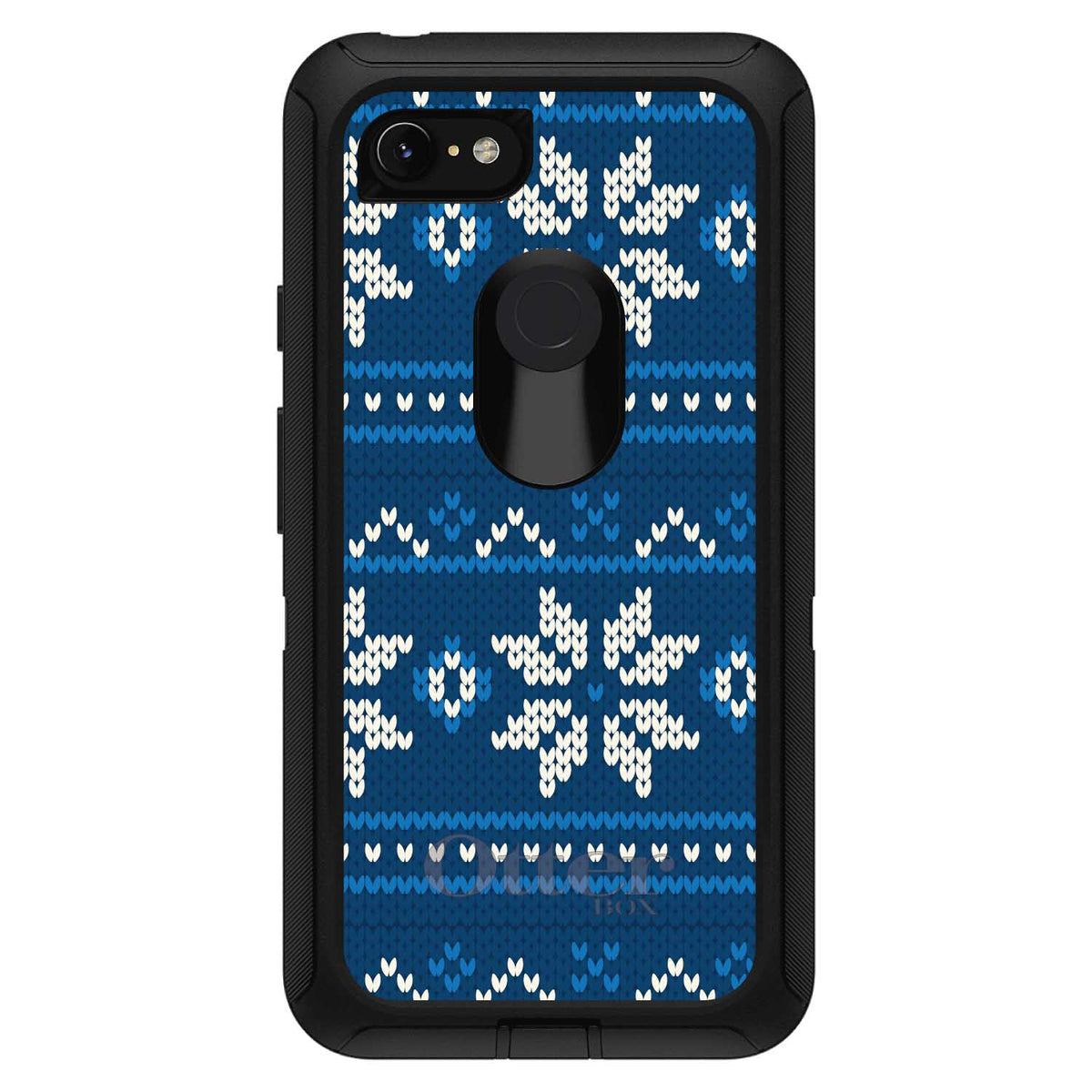 Blue White Ugly Hanukkah Sweater OtterBox Defender Case for iPhone & Galaxy, view 18