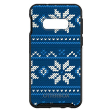 DistinctInk™ OtterBox Symmetry Series Case for Apple iPhone / Samsung Galaxy / Google Pixel - Blue White Ugly Hannukah Sweater