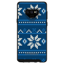 DistinctInk™ OtterBox Symmetry Series Case for Apple iPhone / Samsung Galaxy / Google Pixel - Blue White Ugly Hannukah Sweater