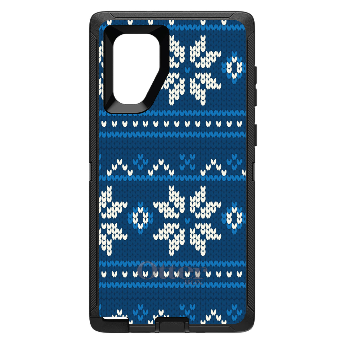 Blue White Ugly Hanukkah Sweater OtterBox Defender Case for iPhone & Galaxy, view 15