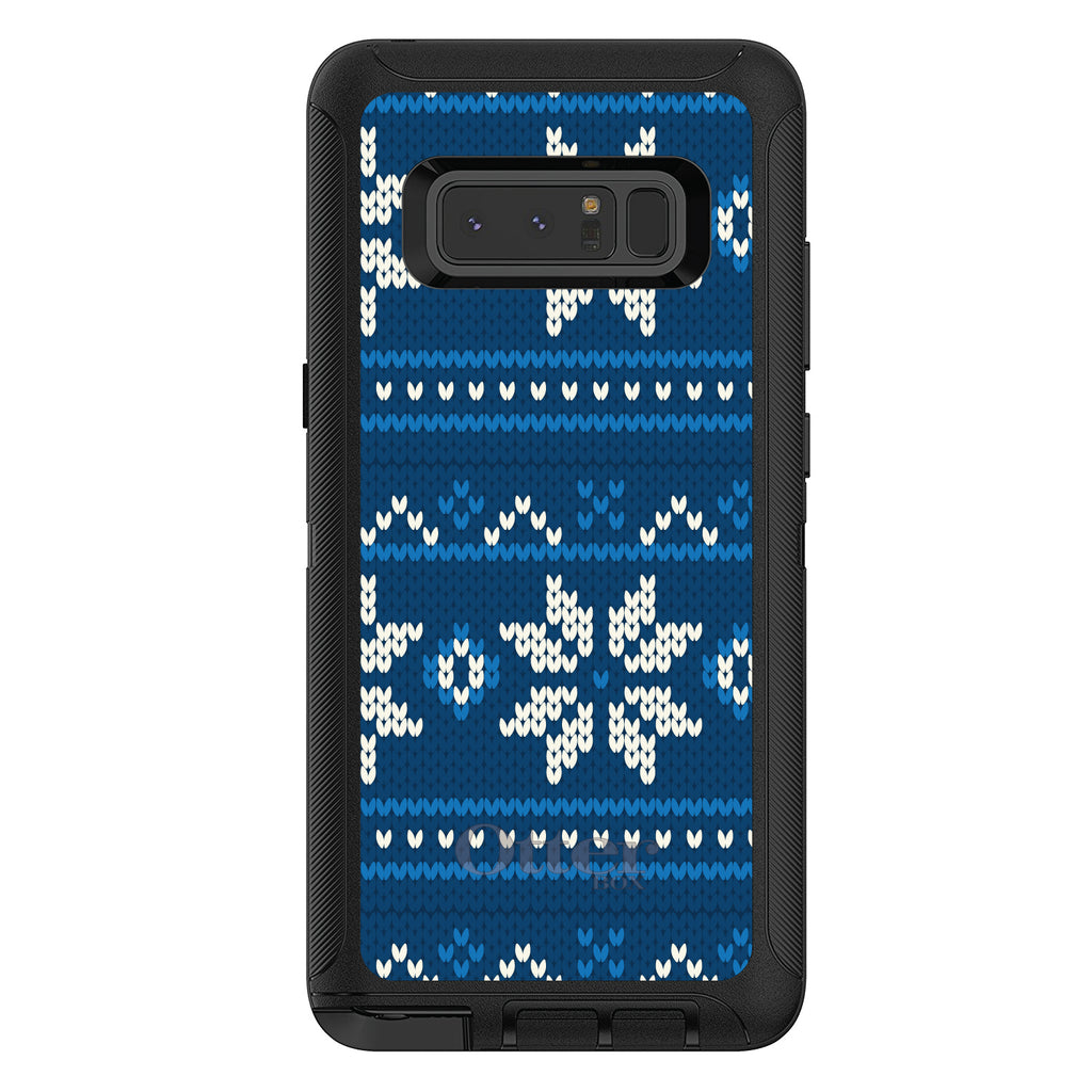 Blue White Ugly Hanukkah Sweater OtterBox Defender Case for iPhone & Galaxy, view 17