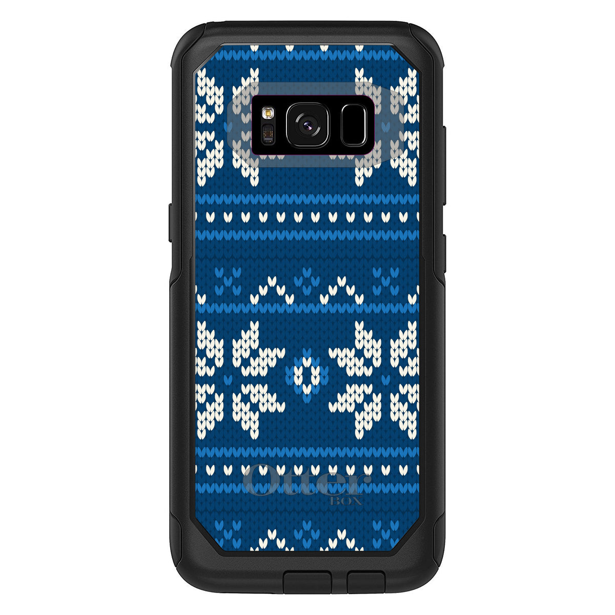 Blue White Ugly Hanukkah Sweater OtterBox Commuter Case for iPhone & Galaxy, view 10