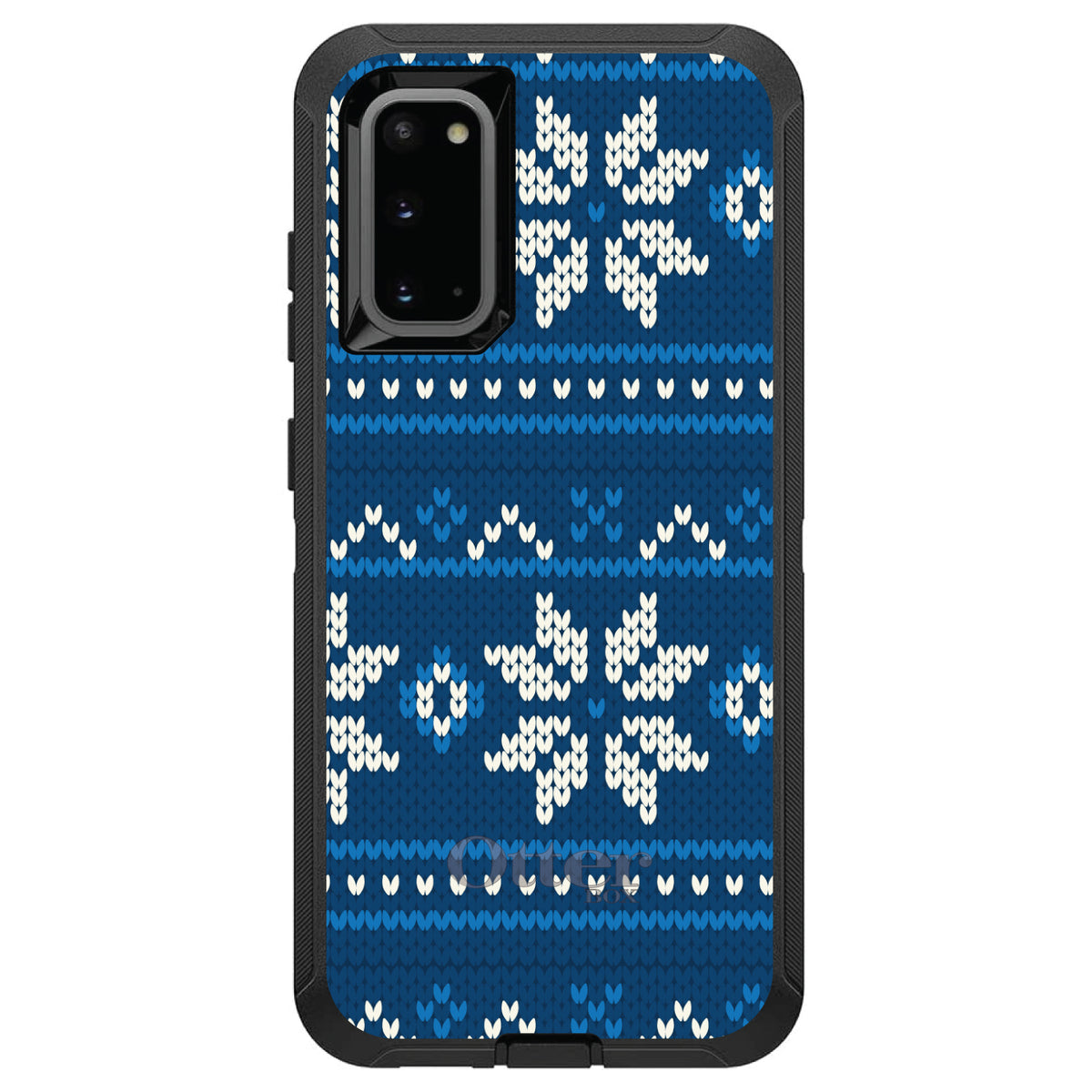 Blue White Ugly Hanukkah Sweater OtterBox Defender Case for iPhone & Galaxy, view 8