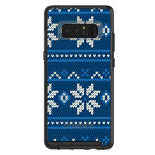 DistinctInk™ OtterBox Symmetry Series Case for Apple iPhone / Samsung Galaxy / Google Pixel - Blue White Ugly Hannukah Sweater