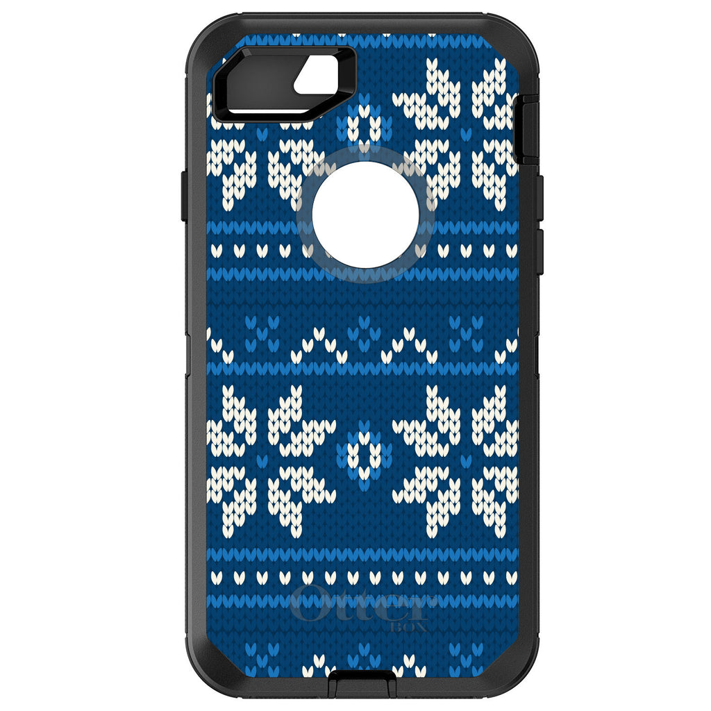 Blue White Ugly Hanukkah Sweater OtterBox Defender Case for iPhone & Galaxy