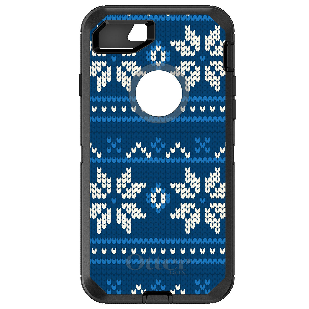 Blue White Ugly Hanukkah Sweater OtterBox Defender Case for iPhone & Galaxy