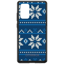 DistinctInk™ OtterBox Symmetry Series Case for Apple iPhone / Samsung Galaxy / Google Pixel - Blue White Ugly Hannukah Sweater