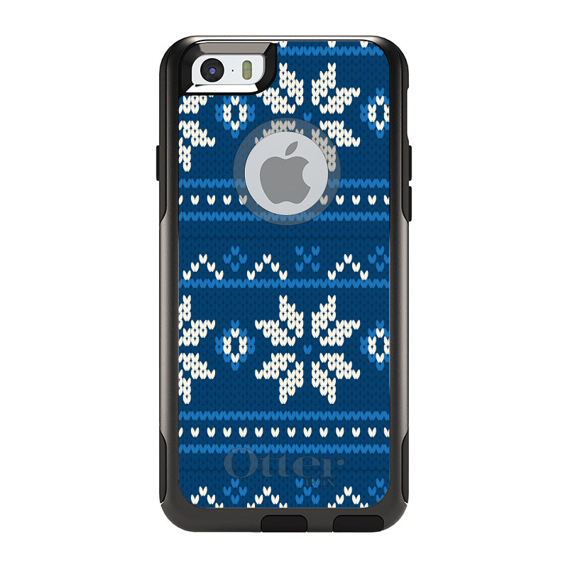 Blue White Ugly Hanukkah Sweater OtterBox Commuter Case for iPhone & Galaxy, view 4