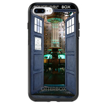 DistinctInk™ OtterBox Symmetry Series Case for Apple iPhone / Samsung Galaxy / Google Pixel - Open TARDIS - It's Bigger on the Inside
