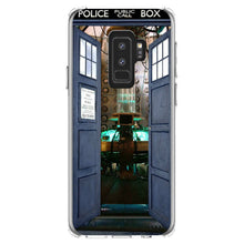DistinctInk® Clear Shockproof Hybrid Case for Apple iPhone / Samsung Galaxy / Google Pixel - Open TARDIS - It's Bigger on the Inside