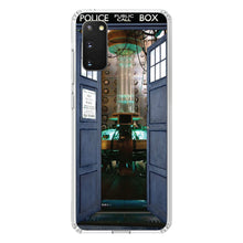 DistinctInk® Clear Shockproof Hybrid Case for Apple iPhone / Samsung Galaxy / Google Pixel - Open TARDIS - It's Bigger on the Inside